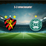 Sport Recife U20 3×3 Coritiba U20: Destaques do Jogo
