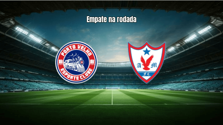 Porto Velho 1 x 1 Águia de Marabá: Destaques da Partida