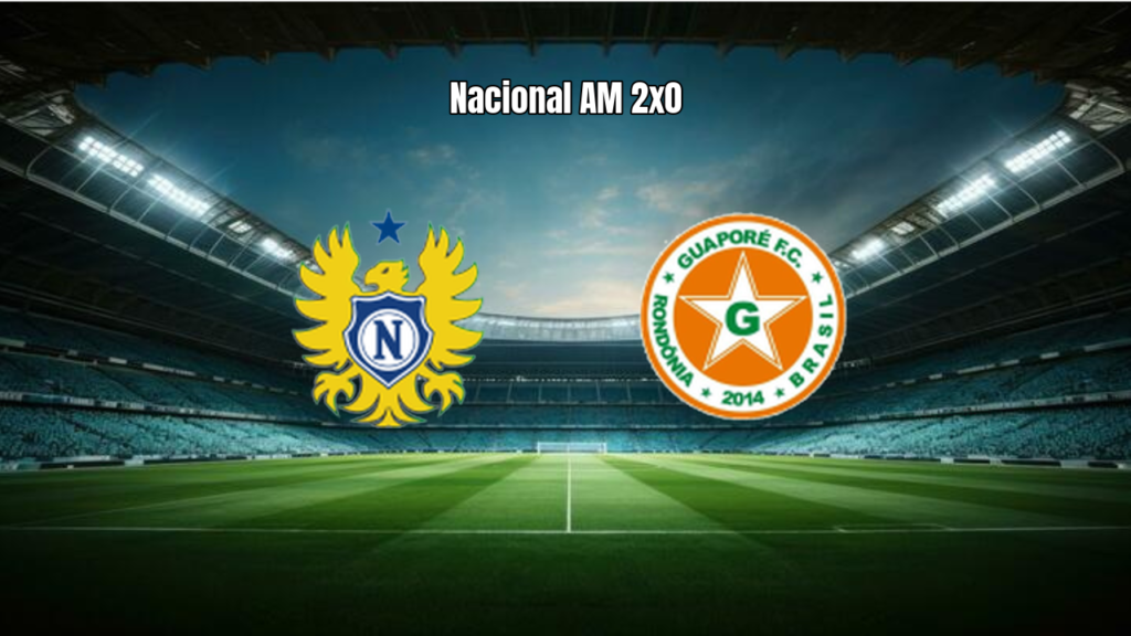Nacional AM vence Guaporé por 2 a 0 na Copa Norte