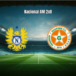 Nacional AM vence Guaporé por 2 a 0 na Copa Norte