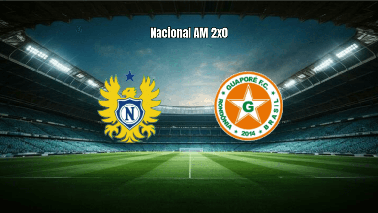 Nacional AM vence Guaporé por 2 a 0 na Copa Norte