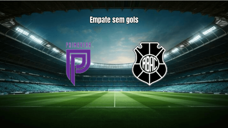 Primavera MG 0x0 Rio Branco ES: Destaques do Jogo
