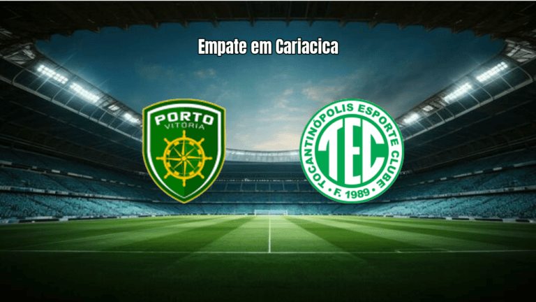 Porto Vitória 1×1 Tocantinópolis: Destaques da Partida