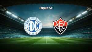 Empate eletrizante: Confiança 2×2 Vitoria na Copa do Nordeste