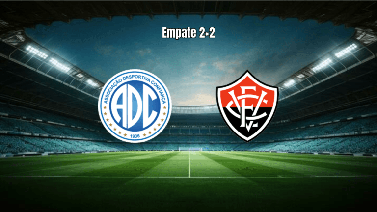 Empate eletrizante: Confiança 2×2 Vitoria na Copa do Nordeste