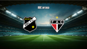 ABC 4×1 Ferroviário: show de Wallyson na Copa do Nordeste