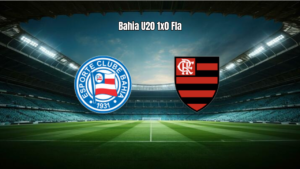 Bahia U20 vence Flamengo U20 por 1 a 0 no Brasileirão