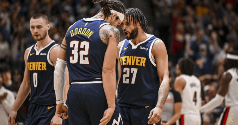 Nuggets vencem Trail Blazers na prorrogação com virada histórica