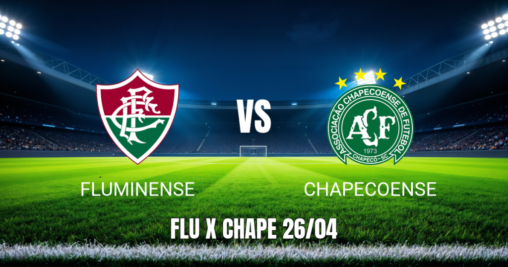 Onde Assistir Fluminense x Chapecoense ao Vivo: Palpite e Transmissão 26/04/2026