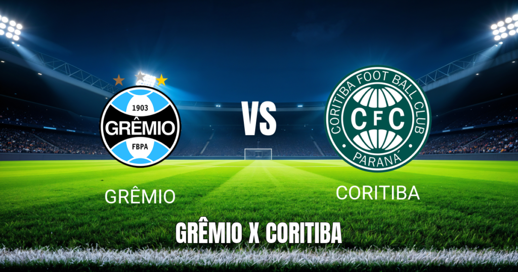 Onde assistir Grêmio x Coritiba: Palpite, escalações e tudo sobre o jogo do Brasileirão Série A 26/04/2026