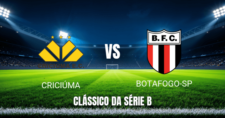 Onde Assistir Criciúma x Botafogo-SP: Palpite e Análise do Brasileirão Série B 10/04/2026