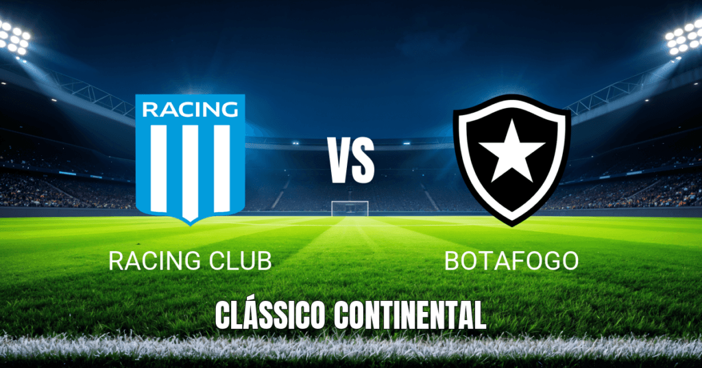 Onde Assistir Racing Club x Botafogo na Copa Sul-Americana com Palpite - 15/04/2026