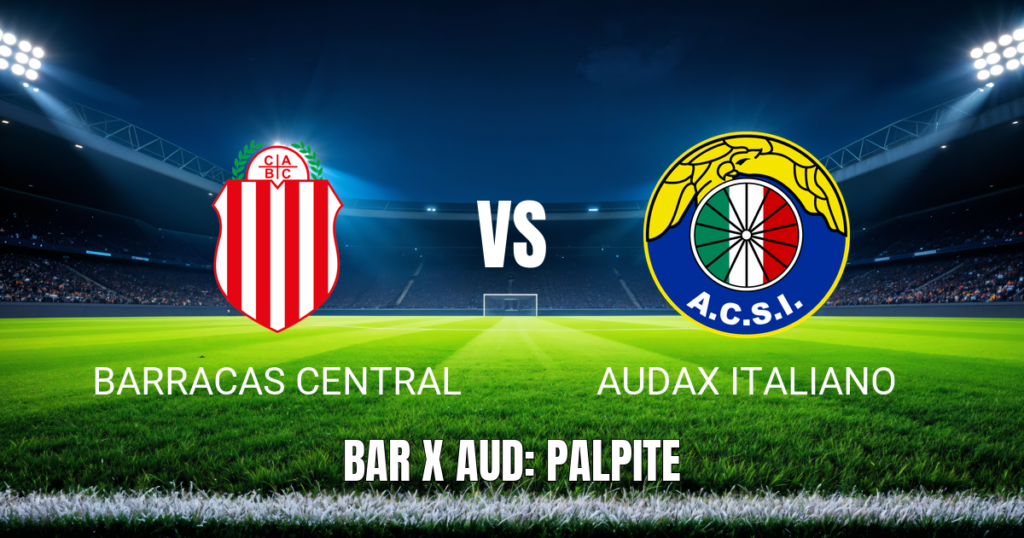 Onde assistir a Barracas Central x Audax Italiano ao vivo: Palpite e escalações para a Copa Sul-Americana 28/04/2026