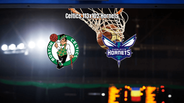 Boston Celtics vence Charlotte Hornets por 113 a 102 na NBA
