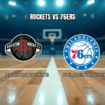 Palpite NBA: Houston Rockets x Philadelphia 76ers em 10/04/2026