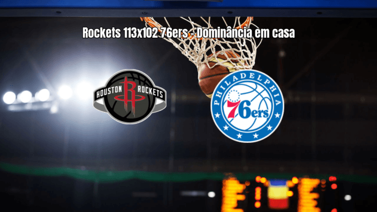 Houston Rockets vence Philadelphia 76ers por 113 a 102 na NBA