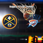 Denver Nuggets vence Oklahoma City Thunder por 127 a 107 na NBA