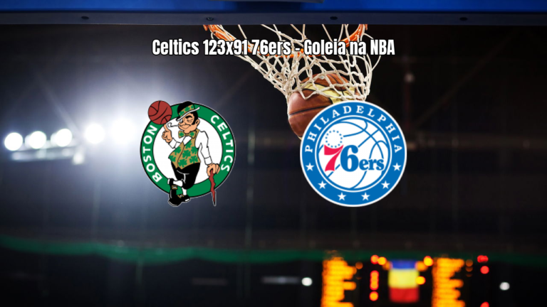 Boston Celtics goleia Philadelphia 76ers por 123 a 91 na NBA