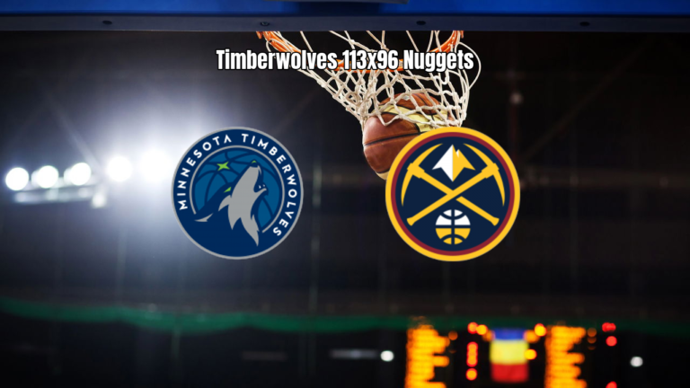 Timberwolves dominam Nuggets e vencem por 113 a 96 na NBA