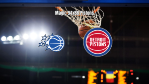 Orlando Magic vence Detroit Pistons por 94 a 88 na NBA