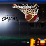 Spurs dominam Trail Blazers e vencem por 114 a 95 na NBA