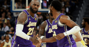 Lakers vence Warriors com LeBron em destaque e Bronny surpreendendo