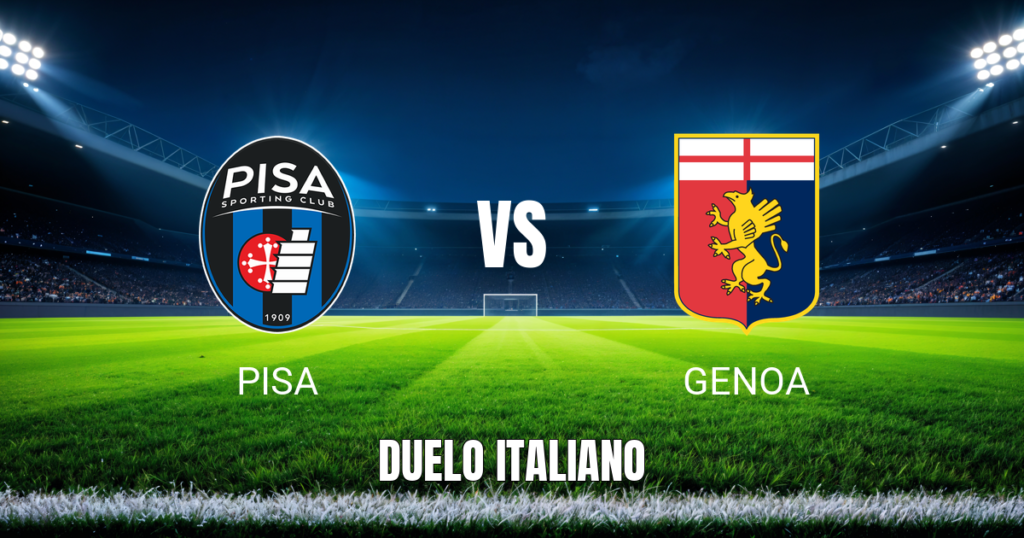 Onde Assistir Pisa x Genoa na Serie A Italiana com Palpite e Análise para 19/04/2026