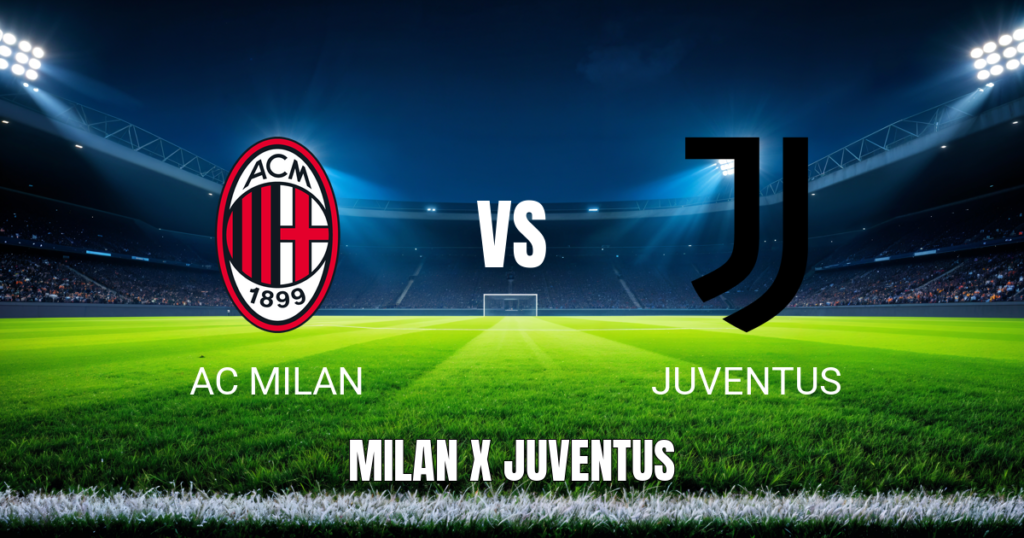 Onde assistir a AC Milan x Juventus: Palpite para 26/04/2026
