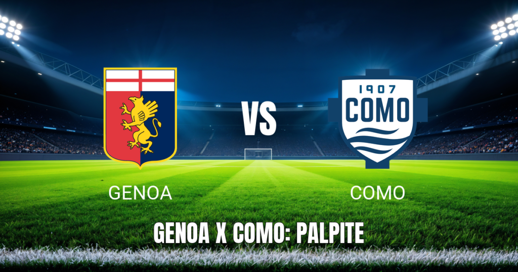 Onde assistir Genoa x Como ao vivo – Palpite para 26/04/2026