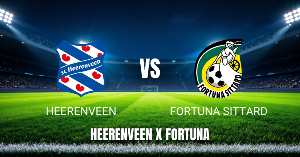 Onde Assistir Heerenveen x Fortuna Sittard ao Vivo – Palpite e Transmissão 25/04/2026