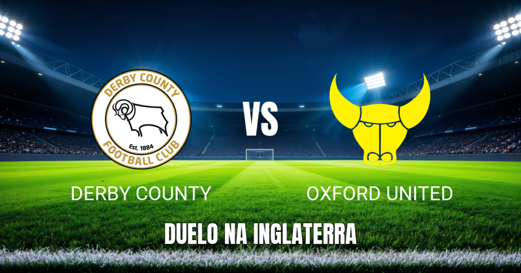 Onde assistir Derby County x Oxford United: Palpite e análise da Championship em 18/04/2026
