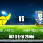 Onde Assistir Oxford United x Sheffield Wednesday – Palpite para 25/04/2026