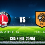 Onde Assistir Charlton Athletic x Hull City Ao Vivo na Championship - Palpite 25/04/2026