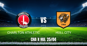 Onde Assistir Charlton Athletic x Hull City Ao Vivo na Championship - Palpite 25/04/2026