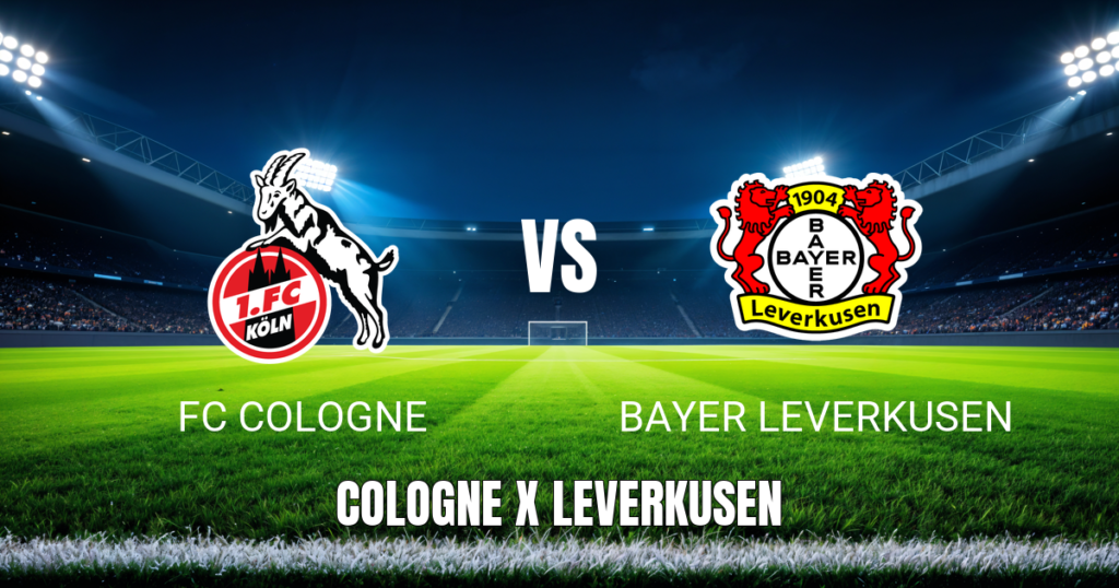 Onde assistir FC Cologne x Bayer Leverkusen: Palpite e horário 25/04/2026