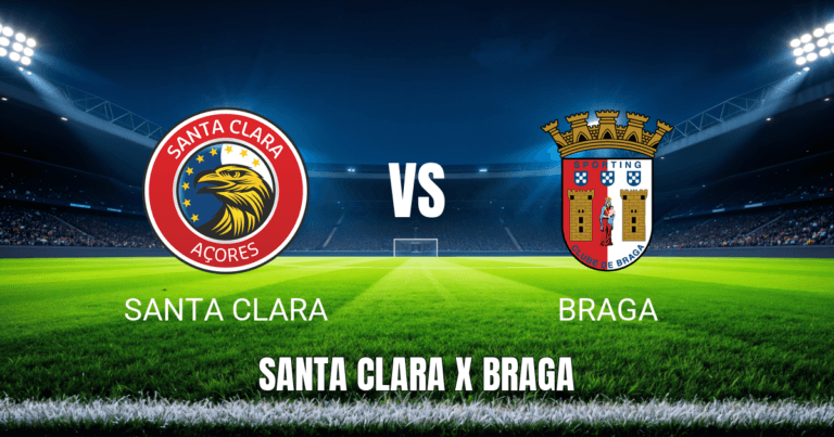 Onde assistir Santa Clara x Braga ao vivo: Palpite e transmissão 26/04/2026