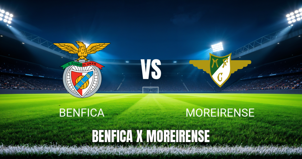 Onde assistir Benfica x Moreirense ao vivo - Palpite para 25/04/2026