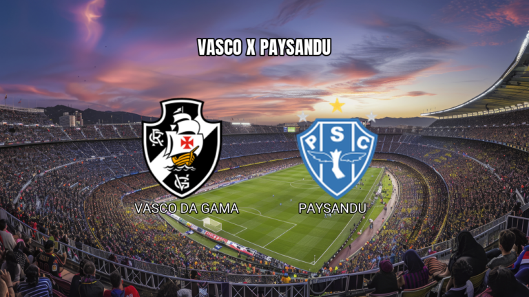 Palpite Vasco x Paysandu pela Copa do Brasil 13/05/2026