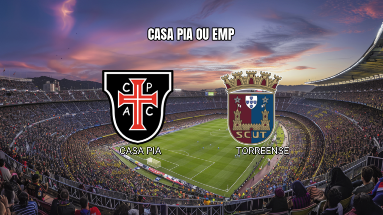 Palpite Casa Pia x Torreense: Dupla Chance e Sub 2.5 - 28/05/2026