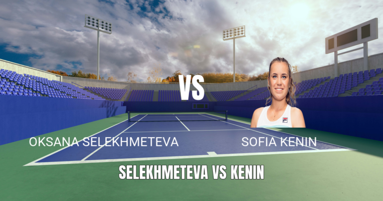 Onde Assistir Oksana Selekhmeteva vs Sofia Kenin: Palpite para 16/05/2026
