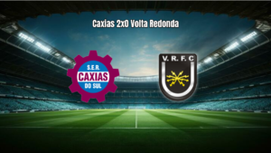 Caxias vence Volta Redonda por 2 a 0 na Copa Sul-Sudeste