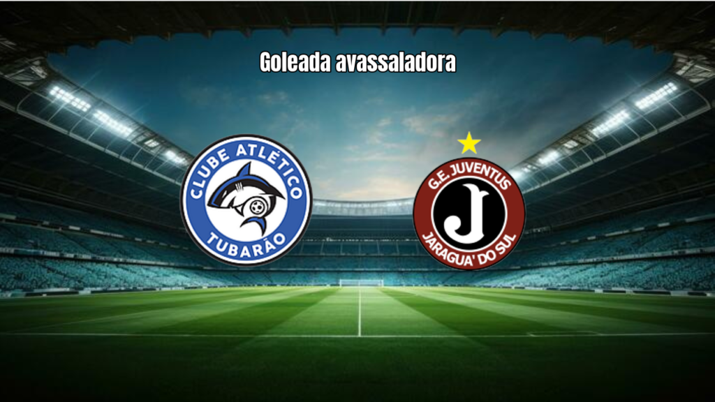 Tubarão 4×0 Juventus SC: Destaques da Goleada no Catarinense