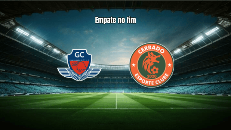 Guanabara City U20 x Cerrado EC U20: Empate Agitado no Goiano