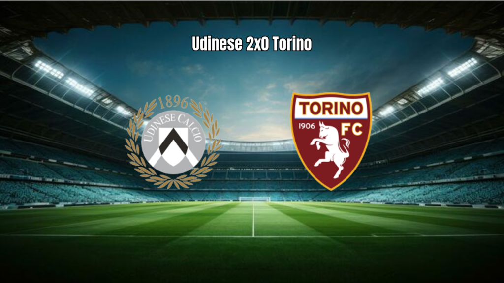 Udinese domina Torino e vence por 2 a 0 na Serie A