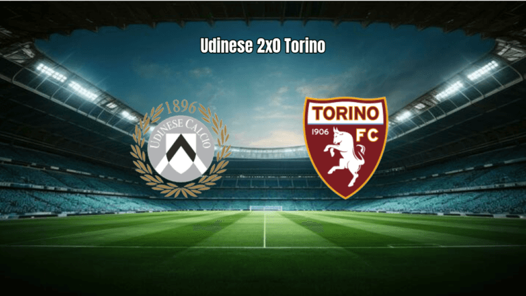 Udinese domina Torino e vence por 2 a 0 na Serie A