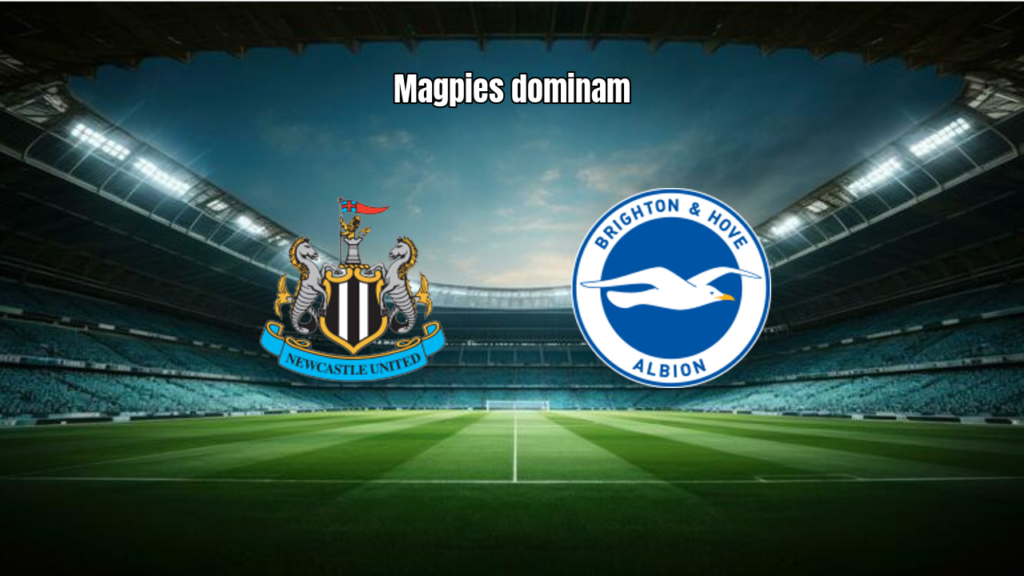 Newcastle 3×1 Brighton: Magpies Dominam St. James' Park