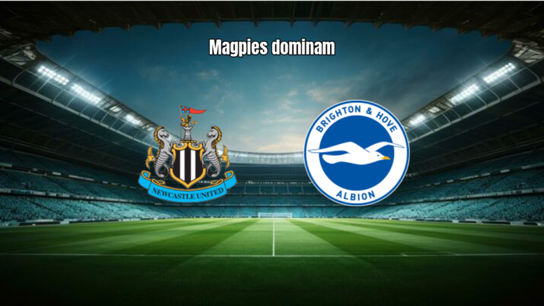 Newcastle 3×1 Brighton: Magpies Dominam St. James' Park