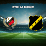 Utrecht domina NAC Breda e vence por 2 a 0 na Eredivisie