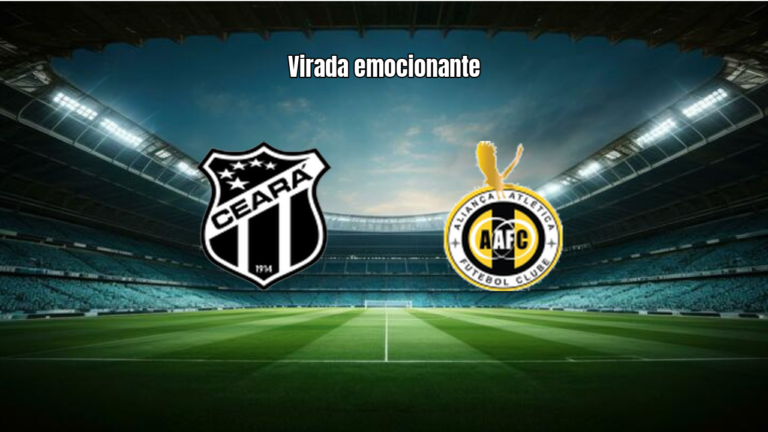 Ceará U20 vira sobre Alianca U20 em jogo eletrizante