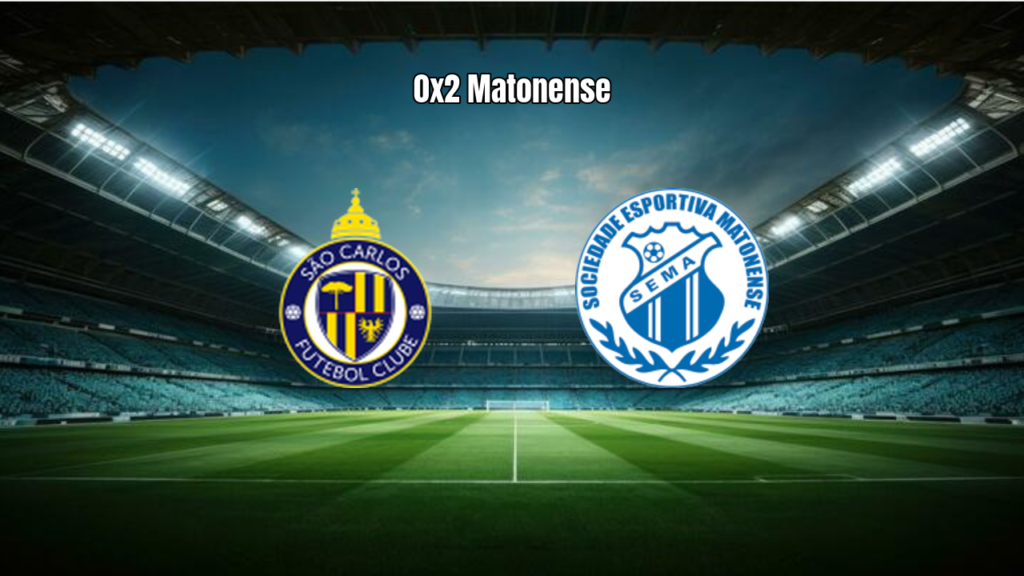 São Carlos 0x2 Matonense: Destaques da Partida